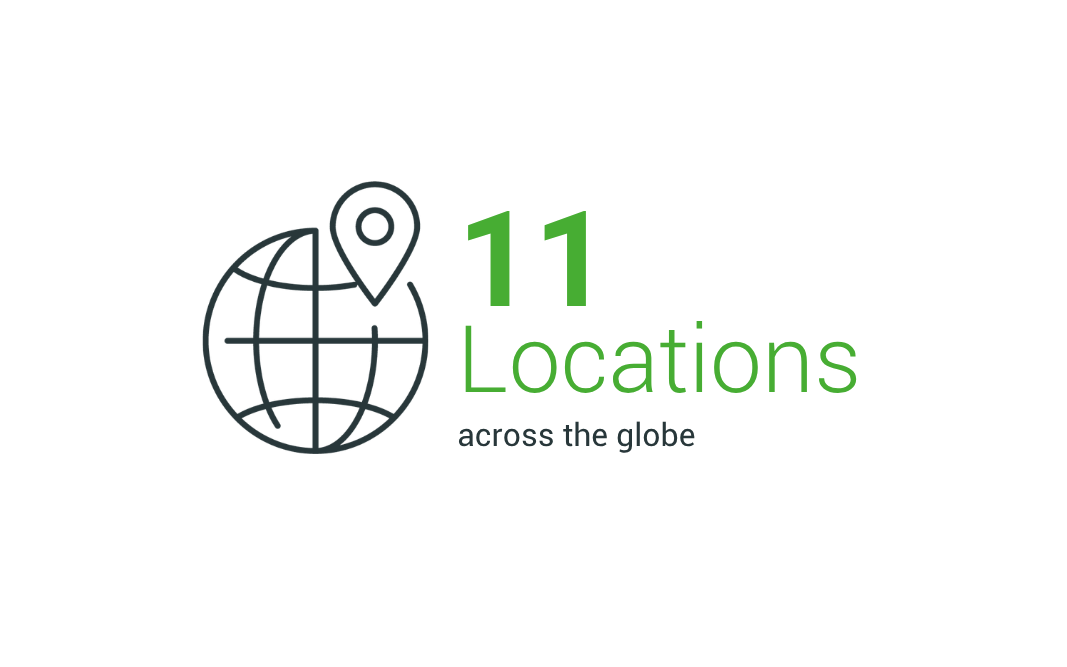 11 locations 