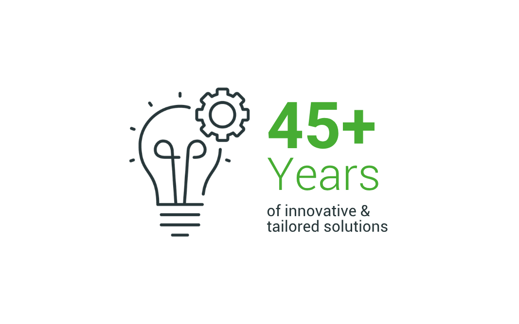 45+ years of innovative & tailored solutions
